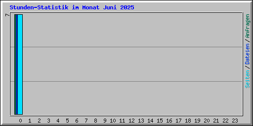 Stunden-Statistik im Monat Juni 2025