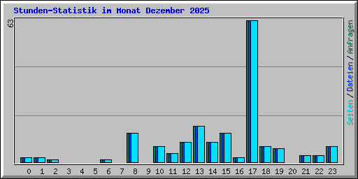 Stunden-Statistik im Monat Dezember 2025